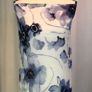 Blue Floral Scarf - Haute Hijab